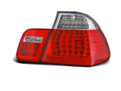 LED TAIL LIGHTS RED WHITE fits BMW E46 09.01-03.05 SEDAN