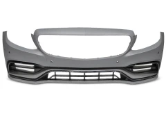 FRONT BUMPER SPORT BLACK fits MERCEDES W205 18-