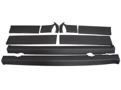 SIDE SKIRTS + DOOR STRIPS SPORT STYLE fits BMW E30 82-90 4D