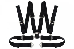 Racing seat belts 4p 2" Black - Quick