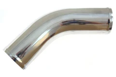 Aluminium pipe 45deg 70mm 30cm