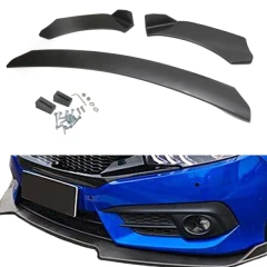 Universal Front Splitter Spoiler Body Kit Black V1