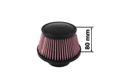 TurboWorks Air Filter H80 DIA:60-77mm Purple