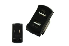 Socket 12/24V 2xUSB (4.2A) Volt