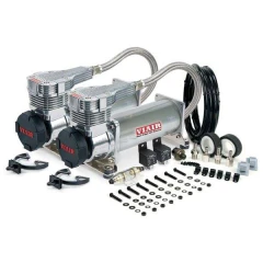 2 Compressors VIAIR 485C Chrome - gen. 2 - DUAL PACK