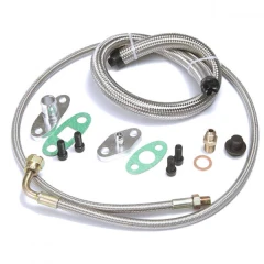 Turbo Oil Feed Drain Fitting Line Kit T3 T4 T35 T40 T60 T67 T70 T76