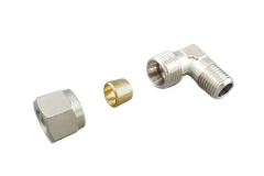 Brass Fitting for hardline 10mm - 1/4" external