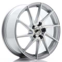 JR Wheels JR36 18x8 ET45 5x112 Silver Brushed Face