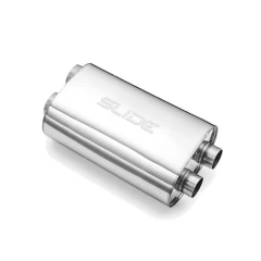 Center Muffler 63,5mm SLIDE 304SS 350mm