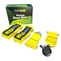 FigerSPEC Drift 3" 4P Quick Yellow Sports Belts