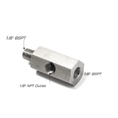 Oil pressure sensor adapter 1/8NPT 1/8BSPT