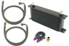 TurboWorks Oil Cooler Kit 16-rows 260x125x50 AN10 Black