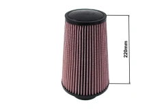 Conical filter TURBOWORKS H220W150T110 60-77 mm Purple