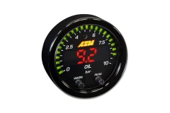 AEM Electronics Gauge X-Series 10 BAR Oil Pressure