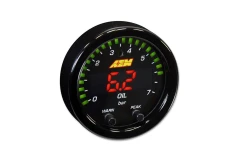 AEM Electronics Gauge X-Series 7BAR Oil/Fuel Pressure