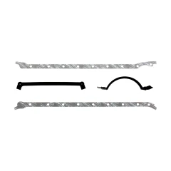 Oil Pan Gasket Chevrolet Mark-IV Big Block V8 .094" Fiber Kit, Trimmed Side Rails Cometic C5344