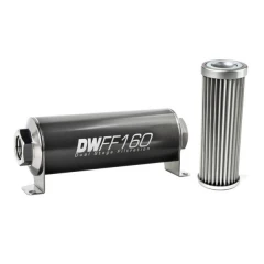 DeatschWerks Universal in-line fuel filter 5 micron 160mm