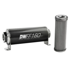 DeatschWerks Universal in-line fuel filter 40 micron AN10 160mm