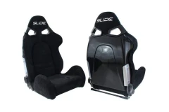 Racing seat SLIDE Cuga Suede Black