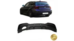 Sport Rear Spoiler Diffuser Matt Black suitable for BMW 1 (F20, F21) Hatchback Pre-Facelift 2011-2015