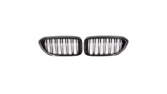 Sport Grille Dual Line Gloss Black suitable for BMW 5 (G30, F90) Sedan (G31) Touring Pre-Facelift 2017-2020