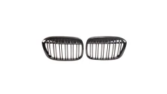 Sport Grille Single Line Gloss Black suitable for BMW X1 (F48) Pre-Facelift 2015-2019