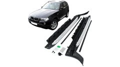 Alu Side Steps Running Boards suitable for BMW X3 (E83) 2004-2010