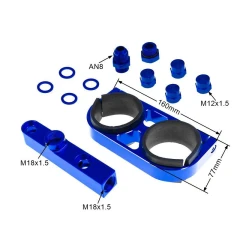 JRspec Dual Mount Kit for Bosch Pump - blue