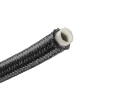 AN8 10mm (3/8") Nylon braided PTFE teflon fuel hose black