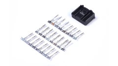 Plug and pins kit included - 24 pin Tyco