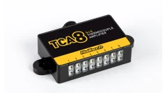 TCA-8 (4+4) eight-channel thermocouple amplifier configured as TCA-4A and TCA-4B.