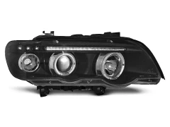 HEADLIGHTS ANGEL EYES BLACK fits BMW X5 E53 09.99-10.03