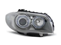 HEADLIGHTS ANGEL EYES CHROME fits BMW 1 E87/E81/82/88 04-11