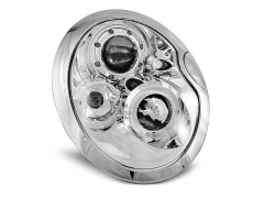 HEADLIGHTS ANGEL EYES CHROME fits BMW MINI (COOPER) 01-04