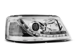 HEADLIGHTS TRUE DRL CHROME fits VW T5 04.03-08.09