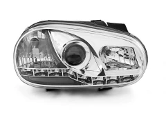 HEADLIGHTS DAYLIGHT CHROME fits VW GOLF 4 09.97-09.0