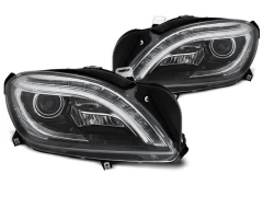 HEADLIGHTS BLACK LED fits MERCEDES M-CLASS W166 11-15