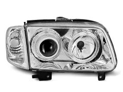 HEADLIGHTS ANGEL EYES CHROME fits VW POLO 6N2 10.99-10.01