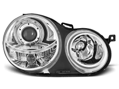 HEADLIGHTS ANGEL EYES CHROME fits VW POLO 9N 11.01-04.05