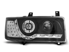 HEADLIGHTS DAYLIGHT BLACK fits VW T4 90-03.03 TRANSPORTER