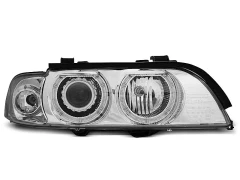 XENON HEADLIGHTS ANGEL EYES CHROME fits BMW E39 09.95-06.03