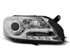 HEADLIGHTS TUBE LIGHT CHROME fits VW PASSAT B7 10.10-10.14