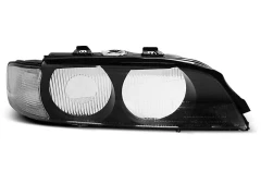 HEADLIGHTS BLACK WHITE D2S fits BMW E39 95-00