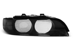 HEADLIGHTS BLACK SMOKE D2S fits BMW E39 95-00