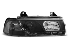 HEADLIGHTS DAYLIGHT BLACK fits BMW E36 12.90-08.99