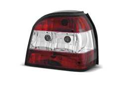 TAIL LIGHTS RED WHITE fits VW GOLF 3 09.91-08.97