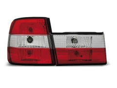 TAIL LIGHTS RED WHITE fits BMW E34 02.88-12.95 SEDAN