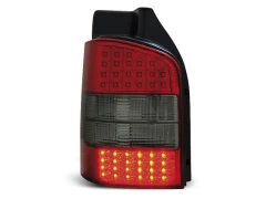 LED TAIL LIGHTS RED SMOKE fits VW T5 04.03-09