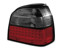 LED TAIL LIGHTS RED SMOKE fits VW GOLF 3 09.91-08.97