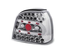 LED TAIL LIGHTS CHROME fits VW GOLF 3 09.91-08.97